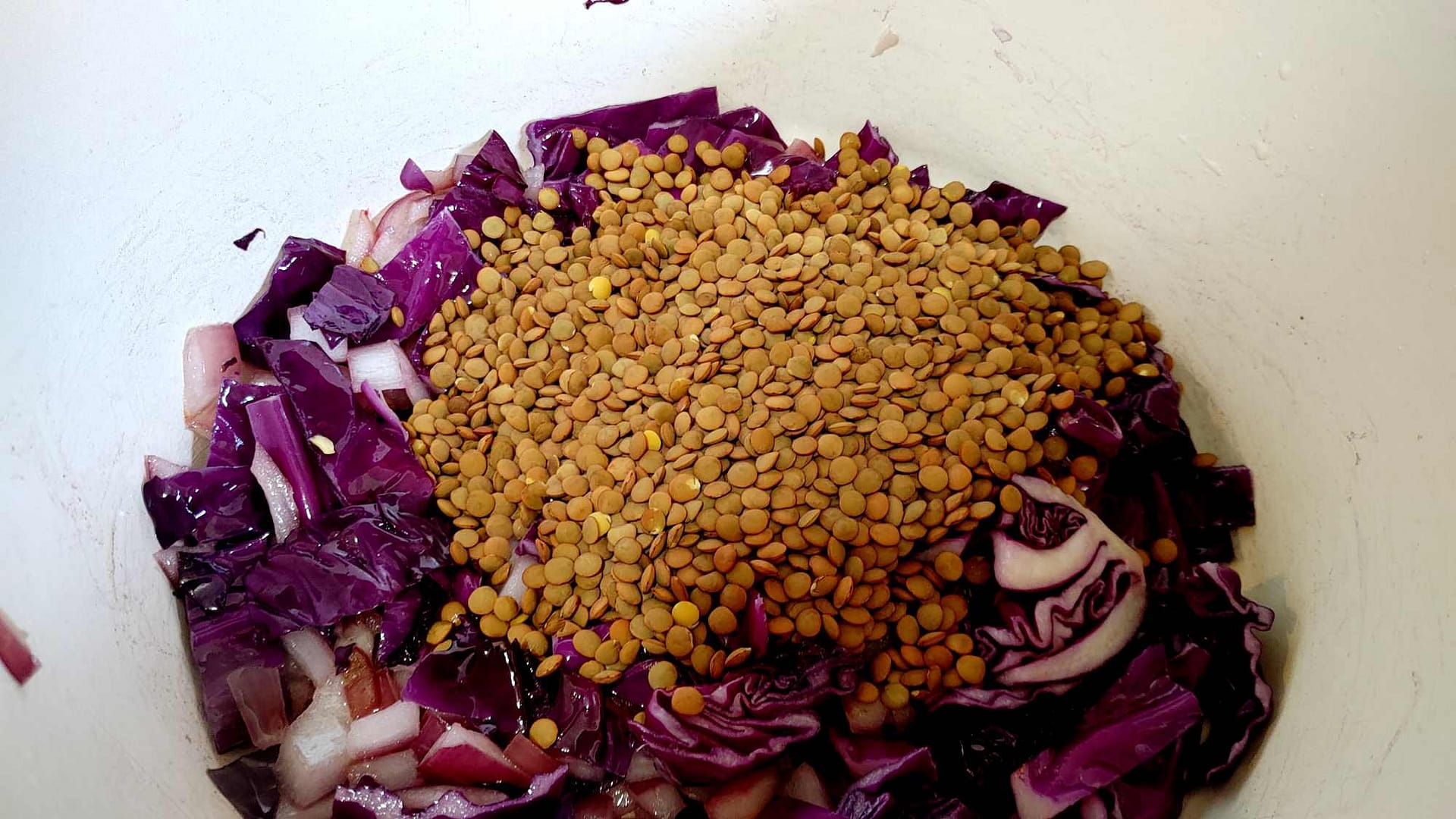 Beet and Lentil Soup